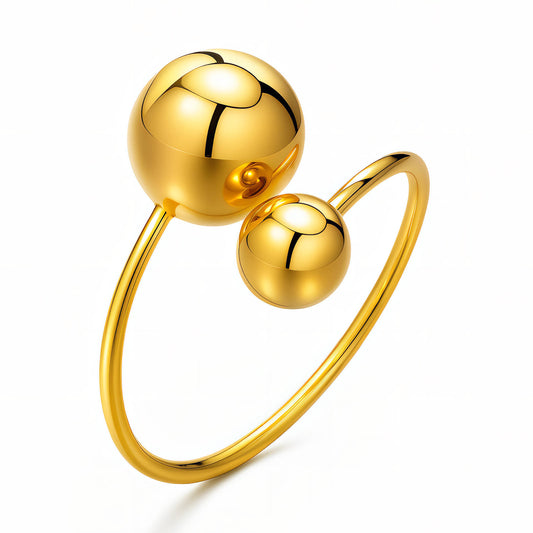 Dual Sphere Open Ring