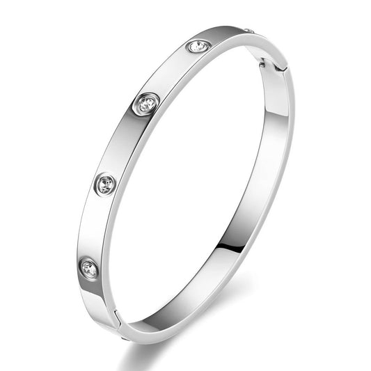 Axis Stainless Steel Bangle