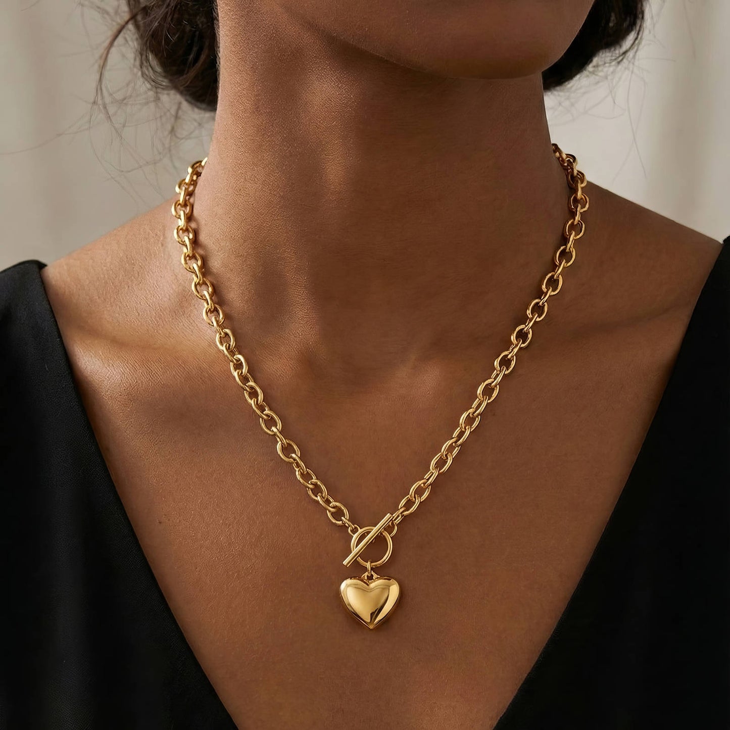 Golden Heart Necklace