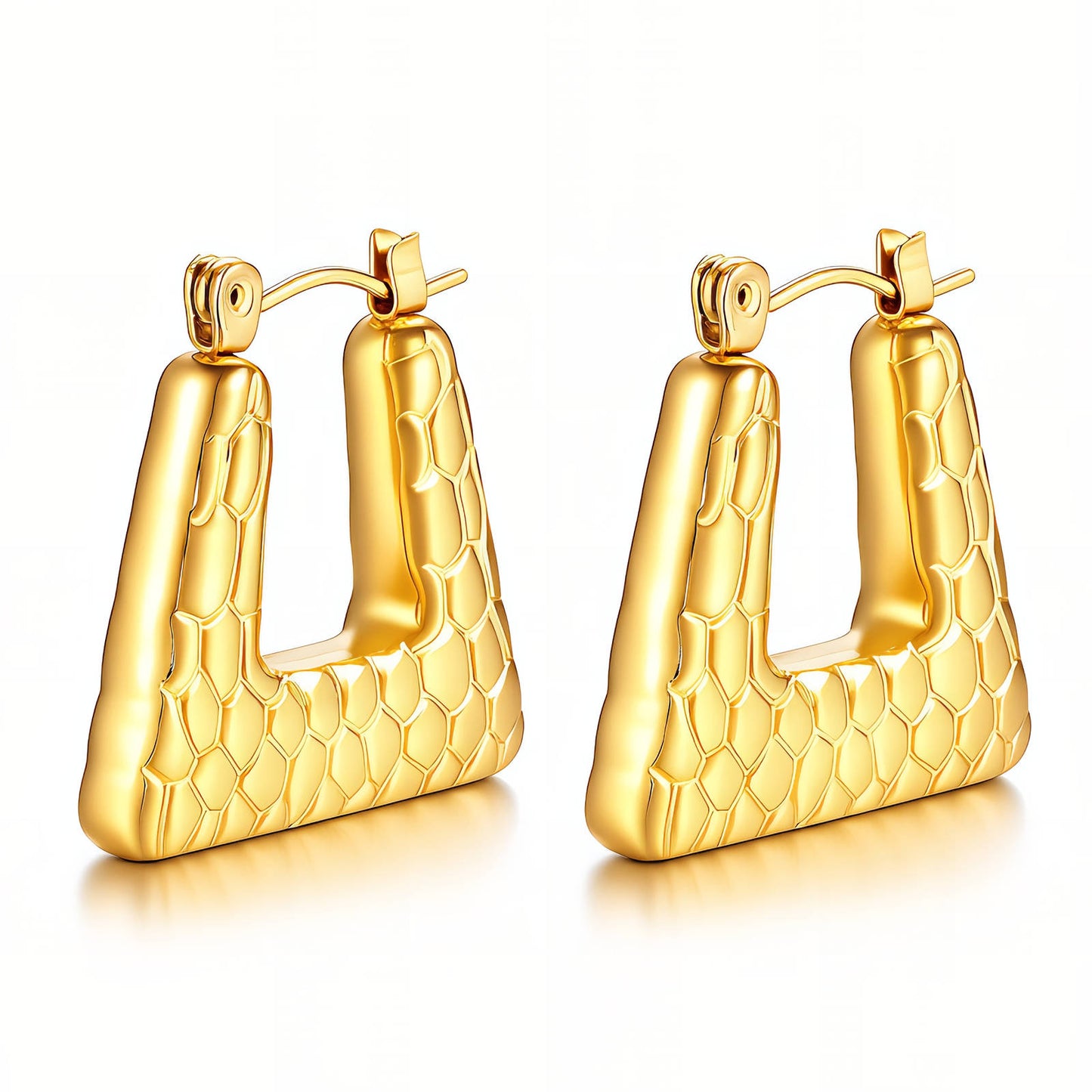 Isis Gold Hoops Earrings
